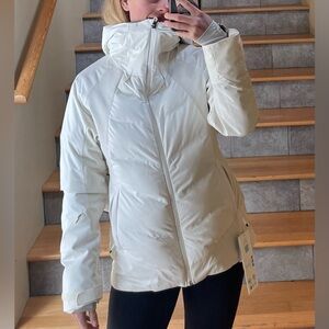 White Roxy Warmlink Ski Jacket XS
